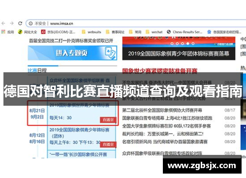 德国对智利比赛直播频道查询及观看指南